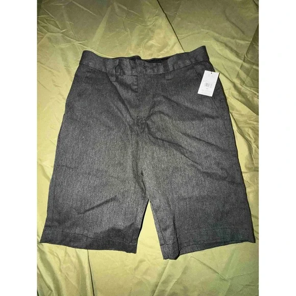 Volcom Mens Gray Vmonty Stretch Chino Shorts Flat Front Casual, Size 28, NWT - Picture 2 of 8